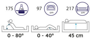 CAMA DE HOSPITAL ELECTRICA CON 2 POSICIONES MODELO C3220-2. HANDY - Image 2