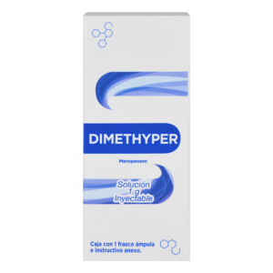 DIMETHYPER (meropenem) 1 G. Sol. Iny. c/1 FCO. AMP. Jayor