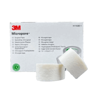 3M CINTA MICROPORE BLANCA 2.5CM (1 pulgada) C/12 ROLLOS. 1530-1