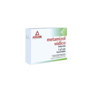 METAMIZOL SÓDICO 1 G/2 ML. SOL. INY. C/3 AMP. AMSA