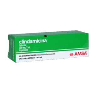 CLINDAMICINA 300 MG/2 ML. SOL. INY. C/1 AMP. AMSA