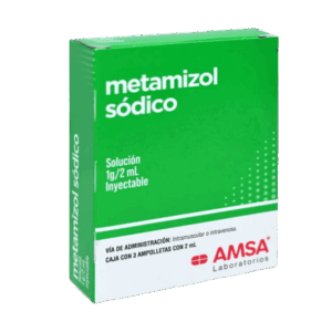 METAMIZOL SÓDICO 1 G/2 ML. SOL. INY. C/3 AMP. AMSA