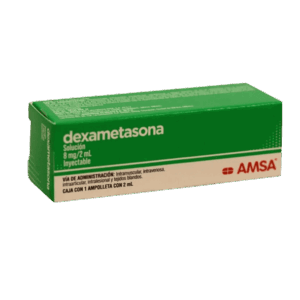 DEXAMETASONA 8 MG/2 ML. SOL. INY. C/1 AMP. AMSA
