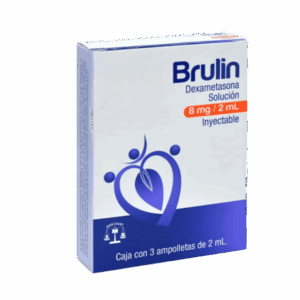 BRULIN (dexametasona) 8 MG/2 ML. SOL. INY. C/3 AMP. BRULUART
