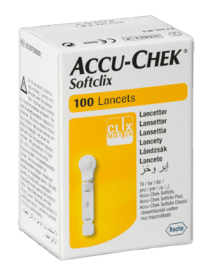 ACCU-CHECK SOFTCLIX LANCETAS CAJA CON 100 PZAS. ROCHE