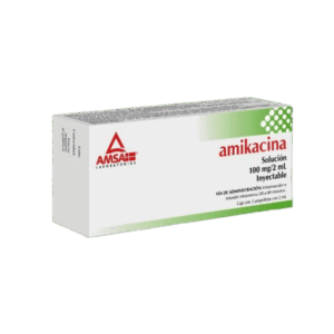 AMIKACINA 100 MG/2 ML. SOL. INY. C/2 AMP. AMSA