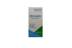 MEXAPIN (ampicilina) 250 MG/5 ML.SUSP. FCO. 60 ML. WANDEL