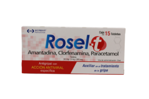 ROSEL-T (Amantadina-Clorfenamina-Paracetamol) 50/3/300 MG.c/15 TAB.