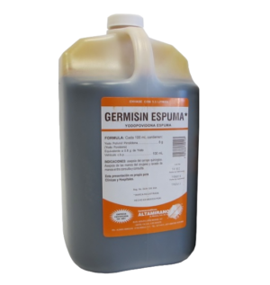 ALTAMIRANO GERMISIN ESPUMA 8 G/100 ML. FCO. 3.5 LTS.