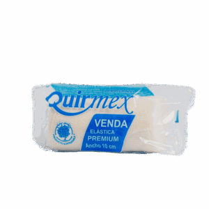 QUIRMEX VENDA ELASTICA 10CM X 5MTS PAQUETE C/12 PZAS