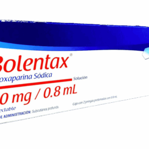 BOLENTAX (enoxaparina sodica) 80 MG/0.8 ML. SOL. INY. C/2 JGAS. PRELLENADAS. PISA
