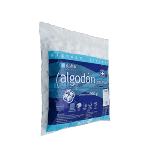GALIA TORUNDAS ALGODÓN BOLSA C/500 G.