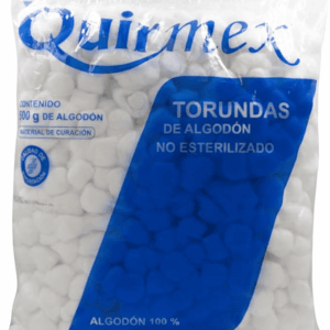 QUIRMEX TORUNDAS ALGODÓN BOLSA C/500 G.