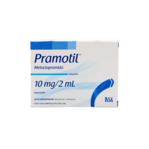 PRAMOTIL (metoclopramida) 10 MG/2 ML. SOL. INY. C/6 AMP. PISA