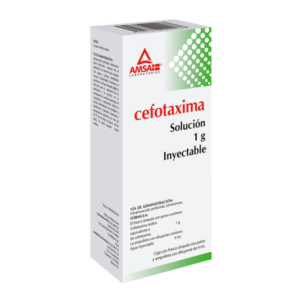 CEFOTAXIMA 1GR/4ML SOL INY I.V C/1 AMP. AMSA