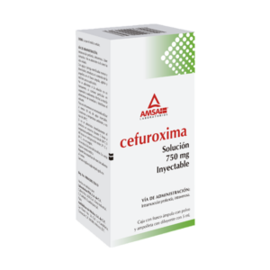 CEFUROXIMA 750MG/5ML SOL INY I.M/I.V C/1 AMP. AMSA