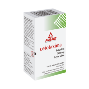 CEFOTAXIMA 500MG/2ML SOL INY I.M. C/1 AMP. AMSA