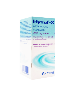 ELYZOL-S SUSP. (Metronidazol) 250 MG/5 ML. FCO. 120 ML. ALPHARMA