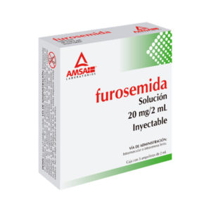 FUROSEMIDA 20MG/2ML SOL INY C/5 AMP. AMSA