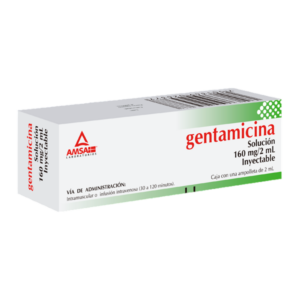 GENTAMICINA 160MG/2ML SOL INY C/1 AMP. AMSA