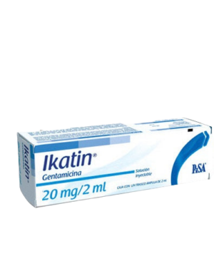 IKATIN (Gentamicina) Sol. Iny. c/1 AMP. 20 MG/2 ML. PISA