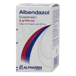 ALBENDAZOL 2 G/100 ML. SUSP. FCO. 20 ML. ALPHARMA