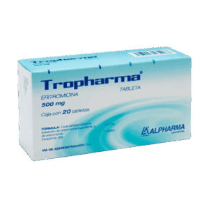 TROPHARMA (Eritromicina) 500 MG. C/20 TABS. ALPHARMA