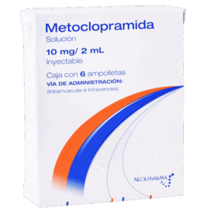 METOCLOPRAMIDA Sol. Iny. c/6 AMP. 10 MG/2 ML. NEOLPHARMA