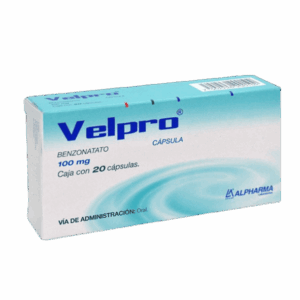 VELPRO (Benzonatato) 100 MG. C/20 CAPS. ALPHARMA