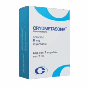 CRYOMETASONA 8MG/2ML (Dexametasona) SOL INY C/3 AMP. CRYOPHARMA