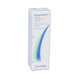 PARACETAMOL 100 MG/1 ML. SOL. PEDTCO. FCO .GOTERO 15 ML. ALPHARMA
