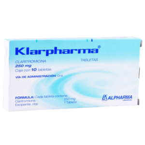 KLARPHARMA (Claritromicina) 250 MG. C/10 TABS. ALPHARMA