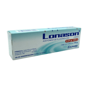 LONASON (Fluocinolona) 0.01 G/100 G. CREMA TUBO C/40 G. ALPHARMA