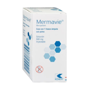 MERMAVIE (Meropenem) Sol. Iny. c/1 FCO. AMP. 500 MG. KENER