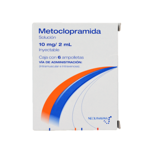 METOCLOPRAMIDA Sol. Iny. c/6 AMP. 10 MG/2 ML. NEOLPHARMA