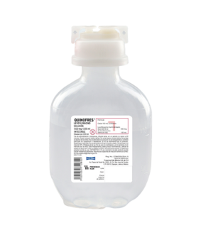 QUINOFRES (levofloxacino) SOL. INY. ENVASE 100 ML. 500 MG/100 ML. FRESENIUS