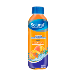 SOLURAL SUERO REHIDRATANTE SABOR DURAZNO 500 ML. AMSA