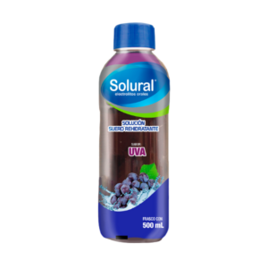 SOLURAL SUERO REHIDRATANTE SABOR UVA 500 ML. AMSA