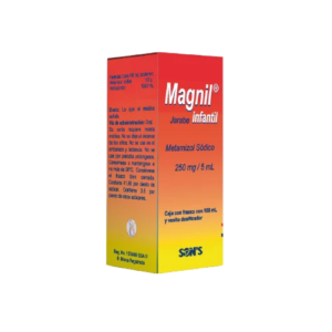 MAGNIL (Metamizol Sódico) 250 MG/5 ML. JARABE INFANTIL FCO. 100 ML.  SONS