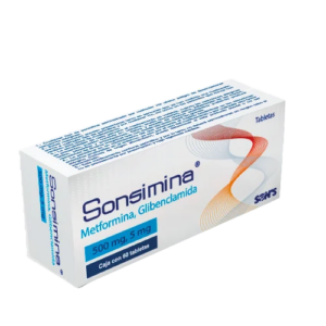 SONSIMINA (Metformina/Glibenclamida) 500/5 MG. C/60 TABS. SONS