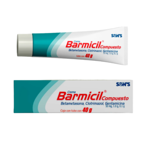 BARMICIL COMPUESTO (Betametasona/Clotrimazol/Gentamicina) CREMA 50mg-1g-0.1g/100 G. TUBO C/40 G. SONS