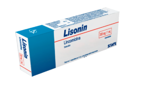 LISONIN (Lincomicina) SOL. INFANTIL 300 MG/1 ML. y JGA C/1 AMPTA. SONS