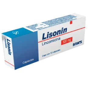 LISONIN (Lincomicina) 500 MG. C/12 CAPS SONS