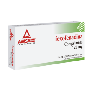 FEXOFENADINA 120 MG. C/10 COMPS. AMSA