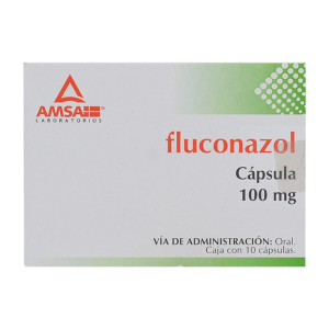 FLUCONAZOL 100 MG. C/10 CAPS. AMSA