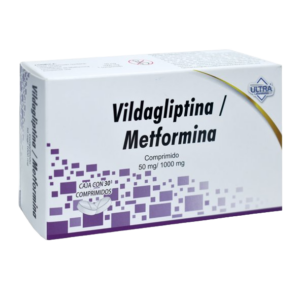 VILDAGLIPTINA/METFORMINA 50/1000 MG. C/30 COMPS. ULTRA