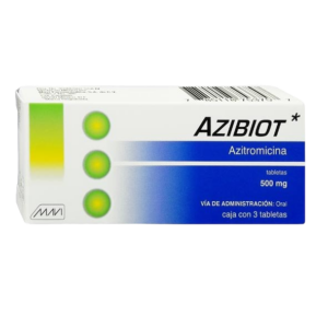 AZIBIOT (Azitromicina) 500 MG. C/3 TABS. MAVI