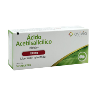 ÁCIDO ACETILSALICÍLICO L.R. 100 MG. C/30 TABS. AVIVIA