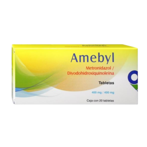 AMEBYL (Metronidazol/Diyodohidroxiquinoleína) 400/400 MG. C/20 TABS. OFFENBACH