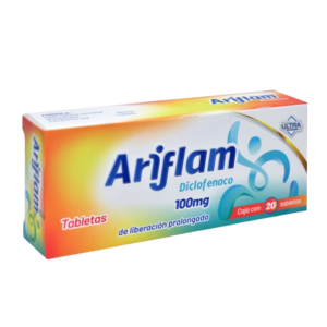 ARIFLAM (Diclofenaco Sódico) 100 MG. C/20 TABS. L.P. ULTRA